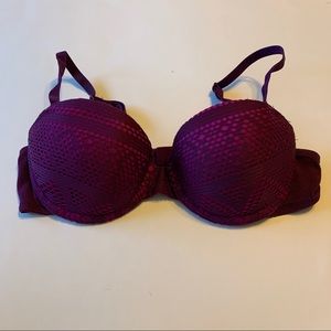 La Senza 32B purple & magenta remix bra